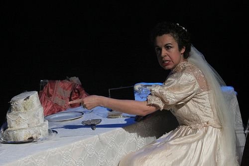 Marie Vassiliou in The Lady of Satis House, a one-woman opera by Jacques Cohen